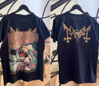 Mayhem Dawn Of The Black Hearts Albums 2 Sided Black Short Sleeve