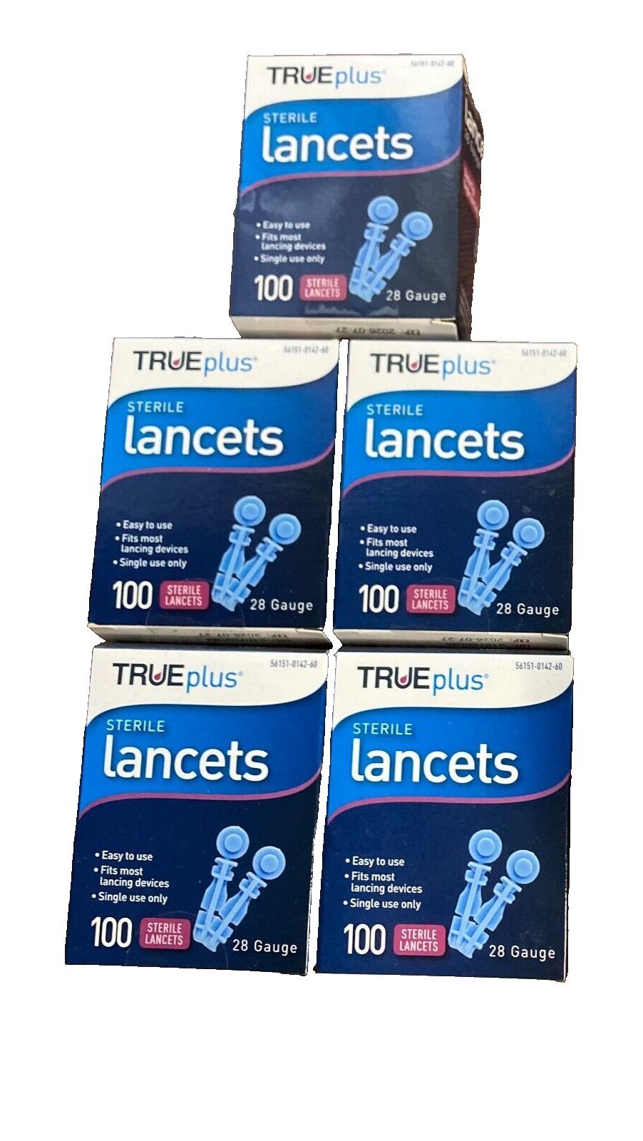 500 True Plus Sterile Lancets For True Metrix Blood Glucose Testing