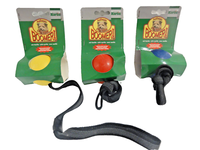 Hundespielzeug, Vollgummi, 6,5 Cm, Verschiedene Farben, Mit Wurfseil, Vanille