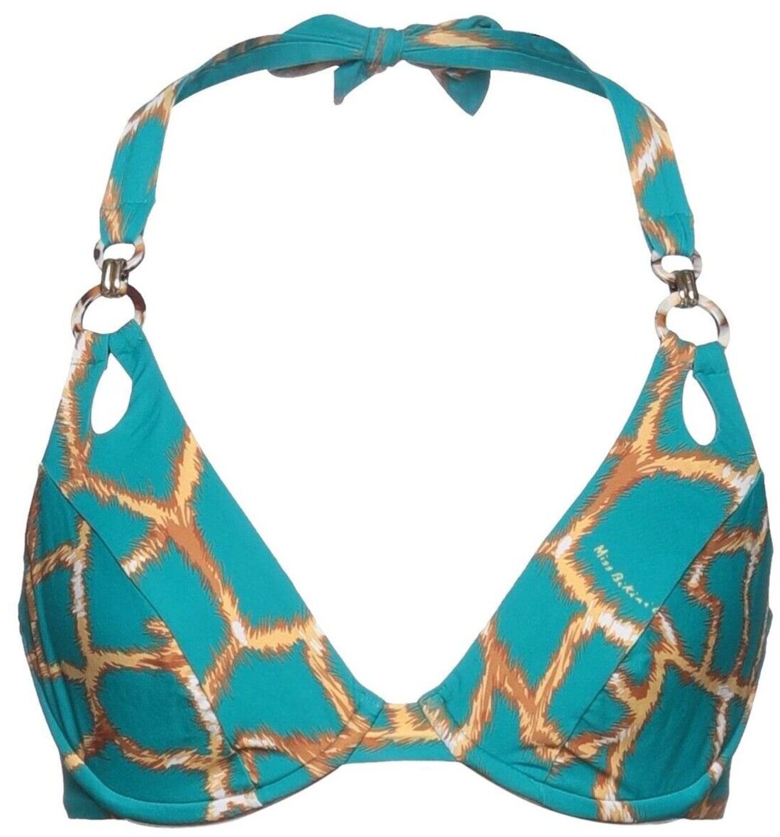 MISS BIKINI LUXE Deep Jade NWT$120 Sz 36C USA sizing