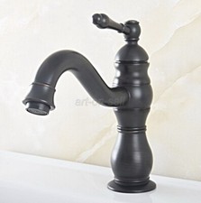 Oil Rubbed Bronze Kitchen Faucet Single Handle Bathroom Sink Basin Mixer Faucet