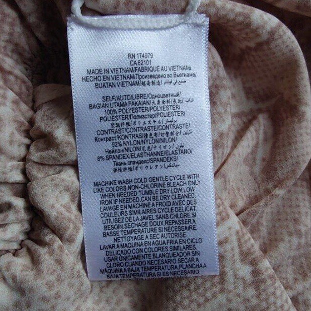 BCBGMaxAzria Snake Print Bare Pink python Faux Wr… - image 9