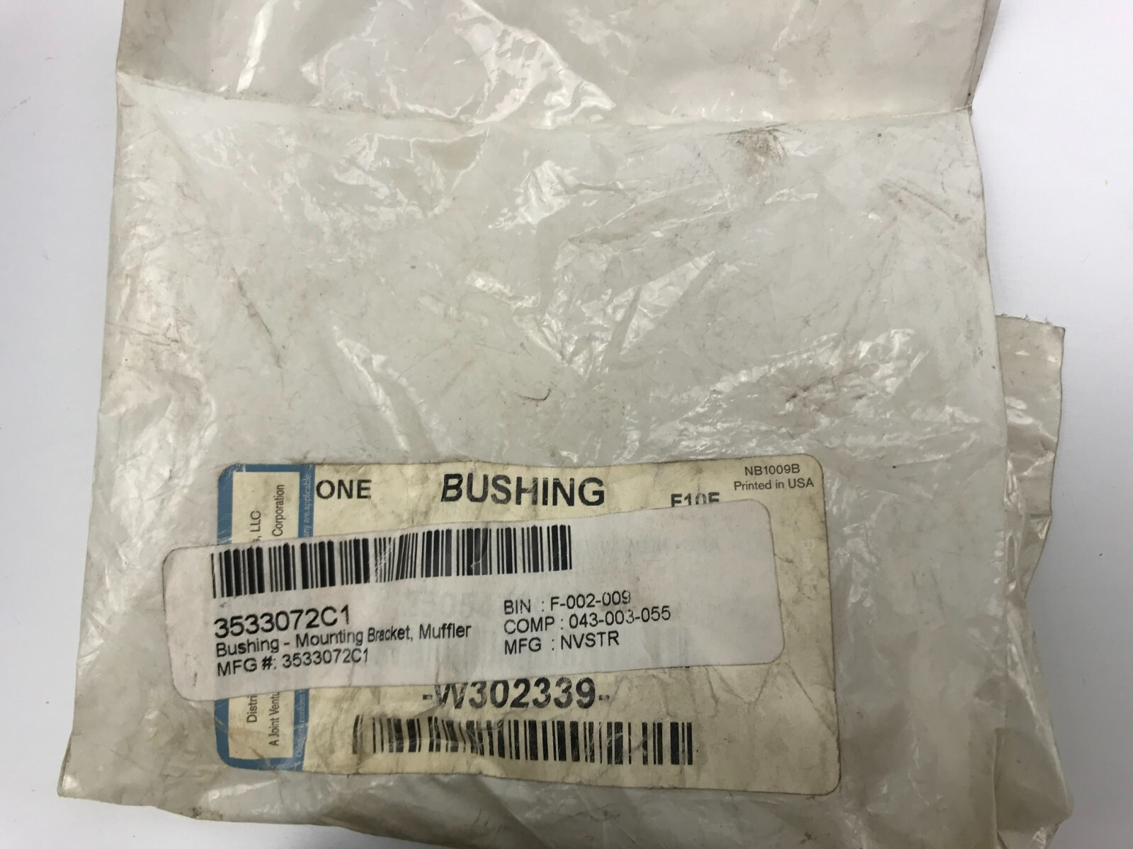 OEM International 3533072C1 Rubber Bushing Muffler Bracket Mount 