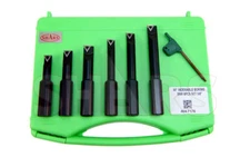 Shars 6pcs 5/8"Shank Indexable Boring Bar Set + TCMT Insert + Certificate #]