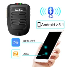 Inrico B01 Wireless Microphone for 4G Network Radio S100 TM-7PLUS T60 4G-W2PRO