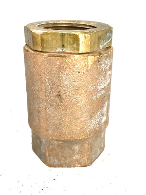 WATTS 600 / Bronze In-Line Silent Check Valve 1'' NPT Thread Ends 250-SWP 400-WOG