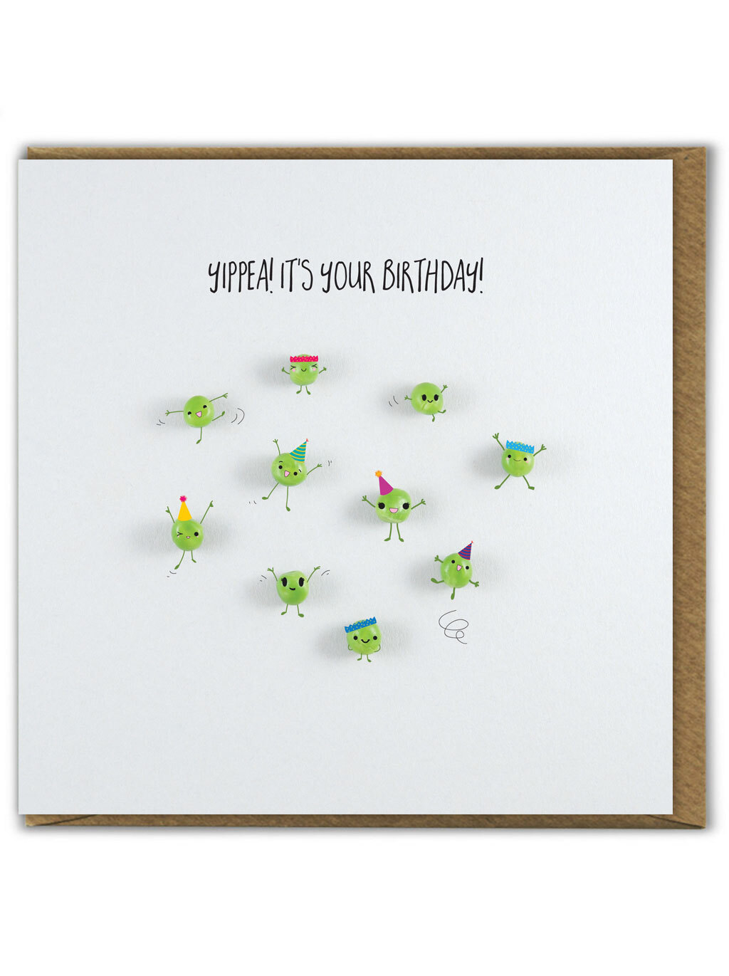 Funny Cute Birthday Card Sweet Comedy Peas Joke Amusing Humour