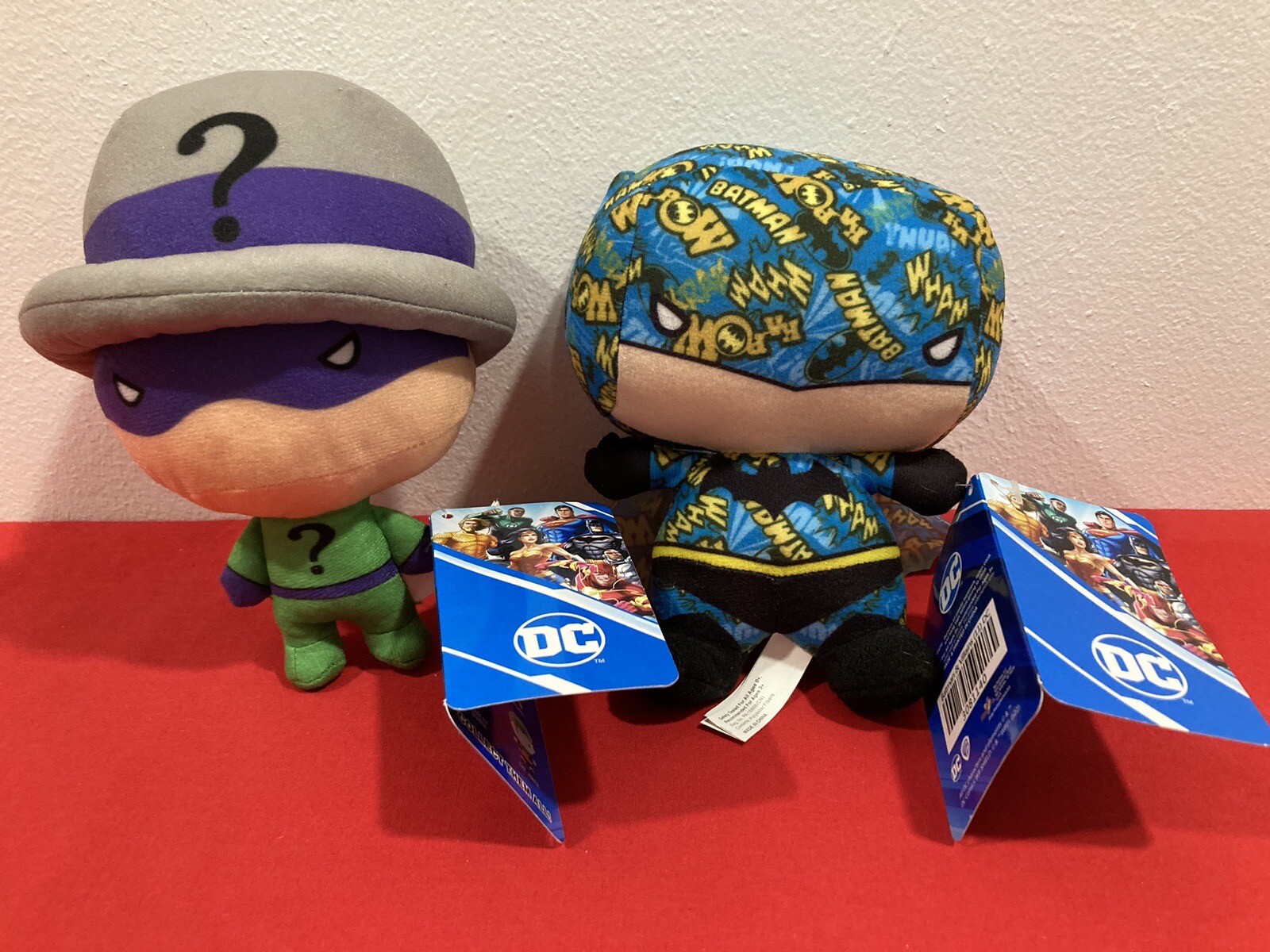 NEW Batman & The Riddler DC Comics Hero and Villain Plush Chibi 7 ...