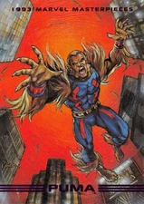 PUMA / 1993 Marvel Masterpieces BASE Trading Card #49