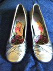 New Hannah Montana Pewter Knot Wedge SZ. 4 Shoes, Disney, 73618 with box — photo 1