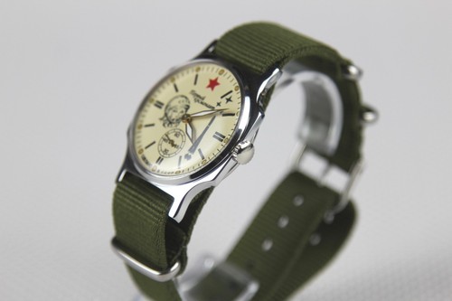 Mechanical men's wristwatches POBEDA Aviation watch YURI GAGARIN - Picture 5 of 9