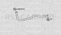 Klarius VW199T Abgasanlage Vorderrohr Golf Jetta 1.3 85-92