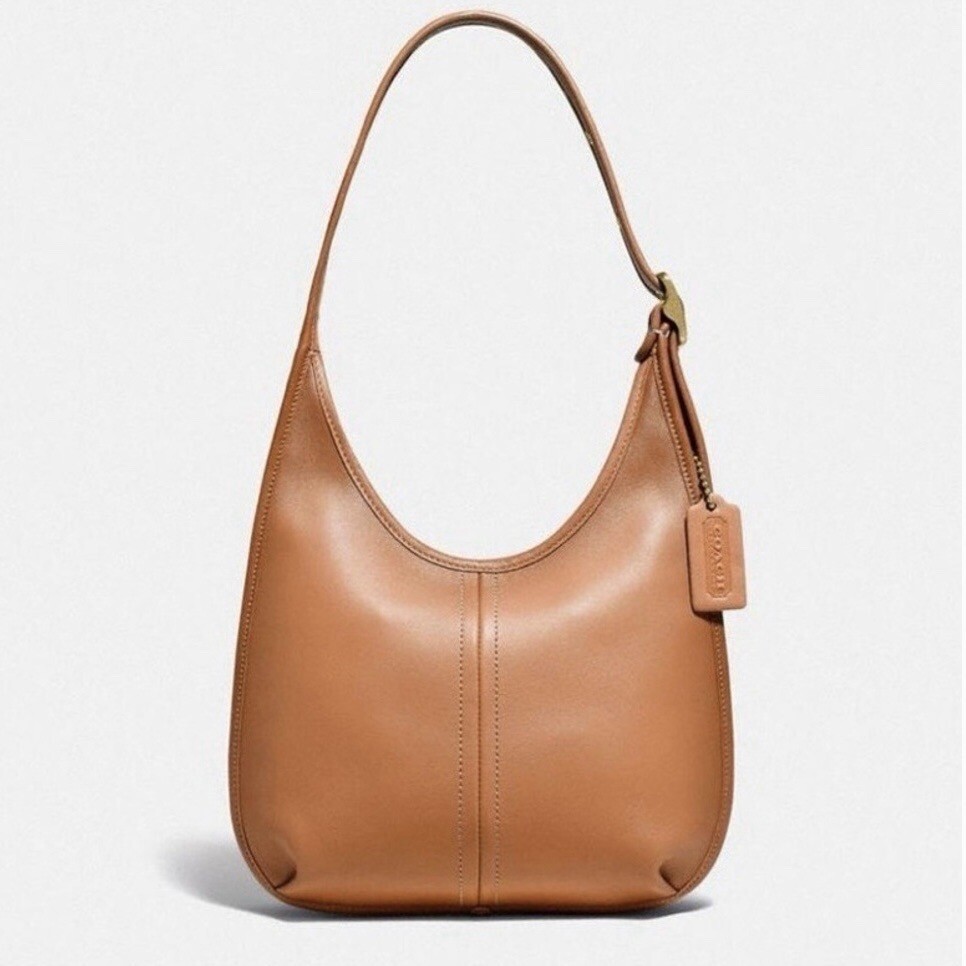 バッグ VINTAGE COACH ERGO SHOULDER BAG BROWN Vintage COACH Ergo Zip Hobo Shoulder Bag 9025 Brown Vintage