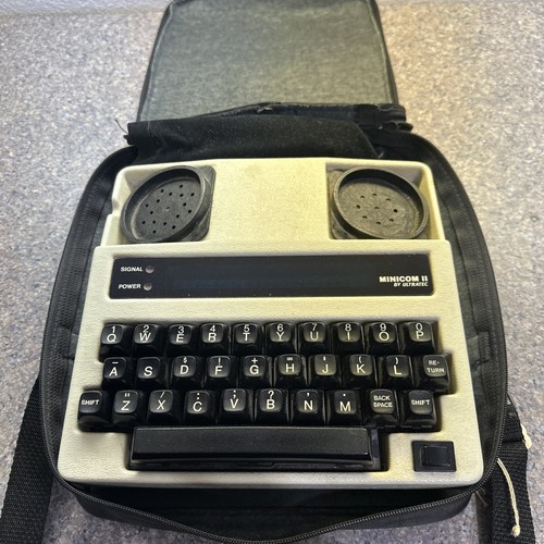 Minicom II TTY TDD by Ultratec (Includes Powercord) Tested/Works From ...