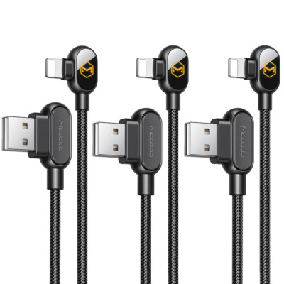 3 Pack Mcdodo For iPhone 12 Pro Max 11/X/8/7 Plus 7 USB SYNC Charger Cable Data