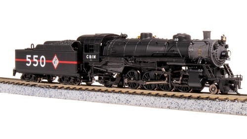 Locomotora de vapor Broadway Limited 7852 escala N CIM USRA Light Mikado #550 | Zustand: New