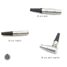 RED LCD/EVF 16 Pin Male Plug Connector Right Angle Female Receptacle