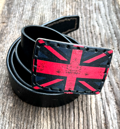 Ben Sherman British Flag Belt Buckle 