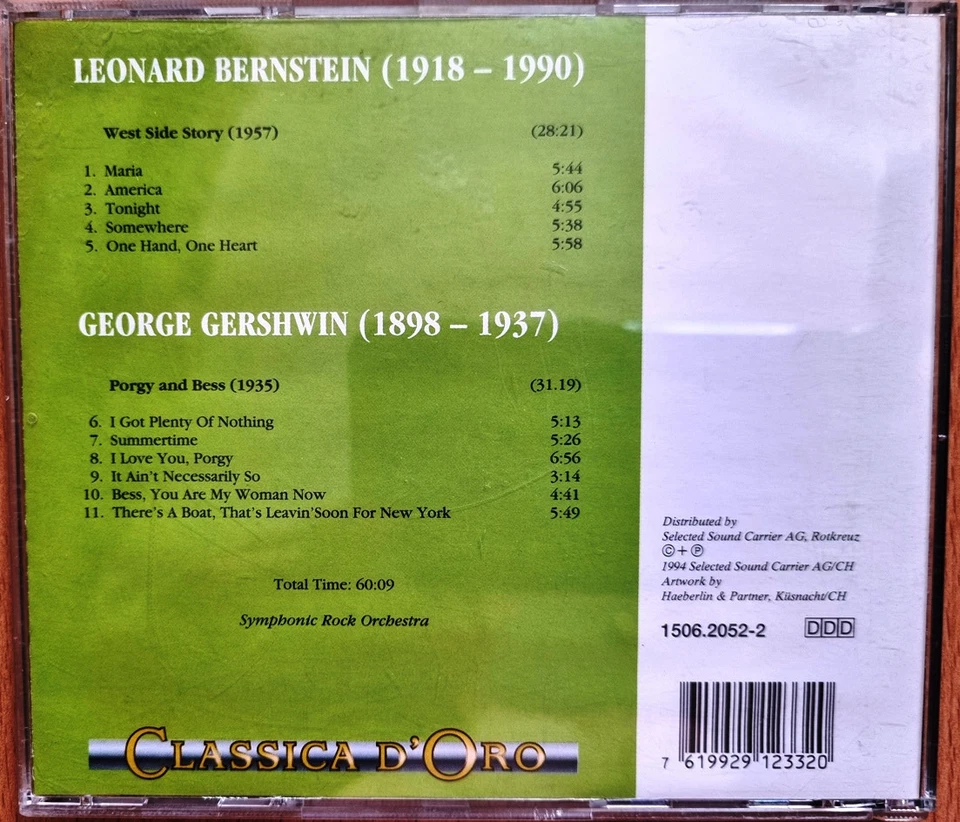 Symphonic Rock Orchestra WEST SIDE STORY Bernstein + PORGY AND BESS Gershwin - Bild 2 von 3