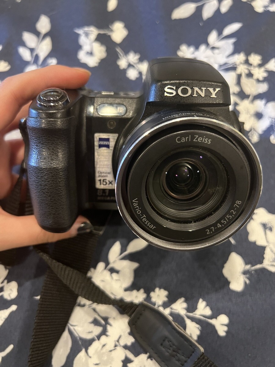 Sony Cyber-shot DSC-H7 8.1MP Digital Camera - Black for sale