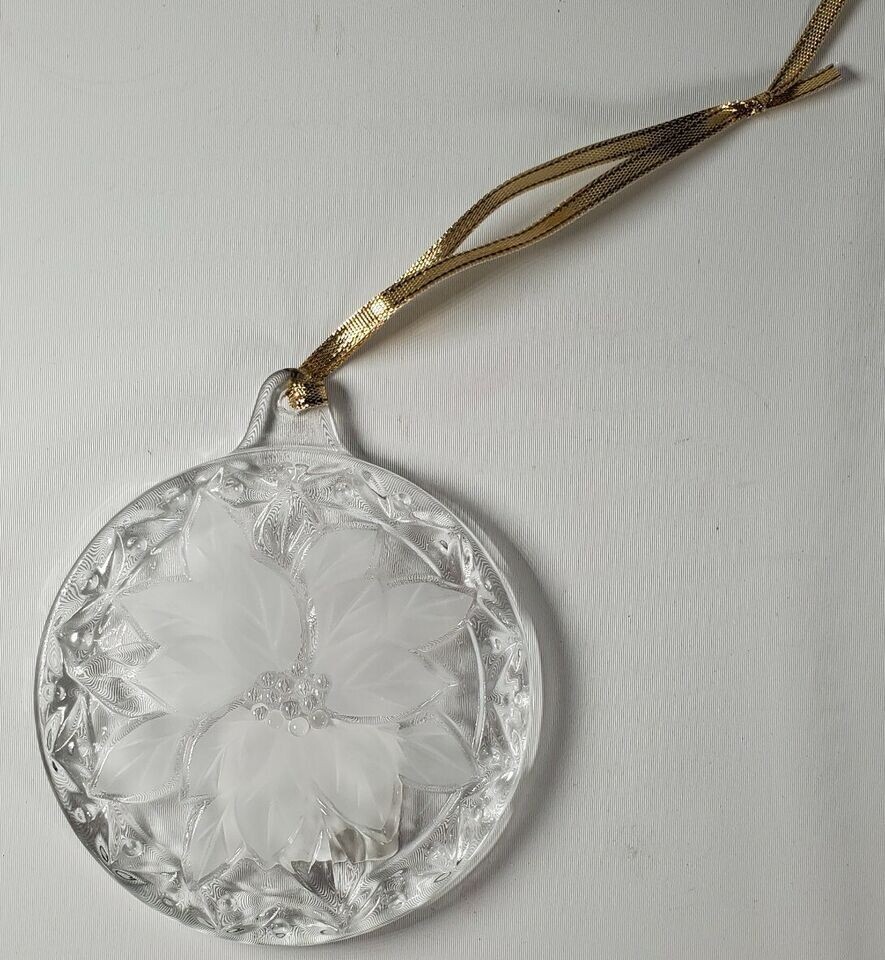 Set of 3 MIKASA Crystal Christmas Ornaments HOLIDAY CLASSICS QQ520904