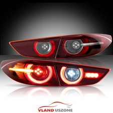 Led Tail Lights For Mazda 3 Axela 2019-2022 Sedan Wstart-up Animation Red Lhrh