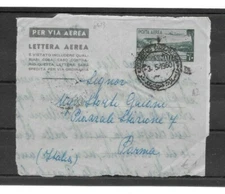 REGNO colonie lettera aerea Somalia 1,50 per Parma