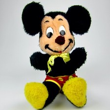 Vintage Mickey Mouse Plush 17"- Walt Disney Productions- California Stuffed Toys