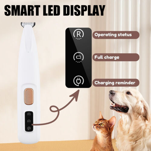 Pet Paw Fur Trimmer Cat Dog Foot Hair Trimmer Battery Operated Pets Hair Trimmer - Picture 6 of 11