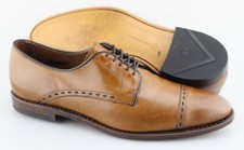 Men's ALLEN EDMONDS 'Madison Ave' Brown Leather Cap Toe Oxfords Size US 12 - D