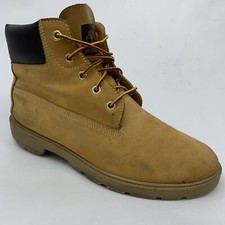 Timberland 10960 6" Wheat Nubuck Classic Waterproof Youth Boys Boots Size 6 1571