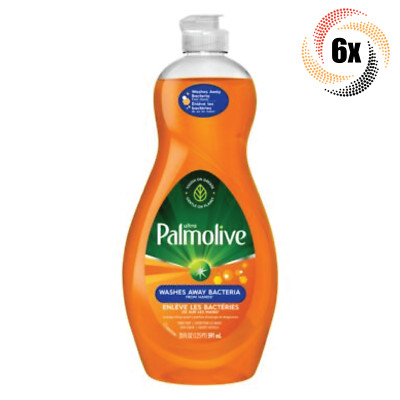 6x Bottles Palmolive Orange Citrus Scented Liquid Dish Soap | 20 fl oz