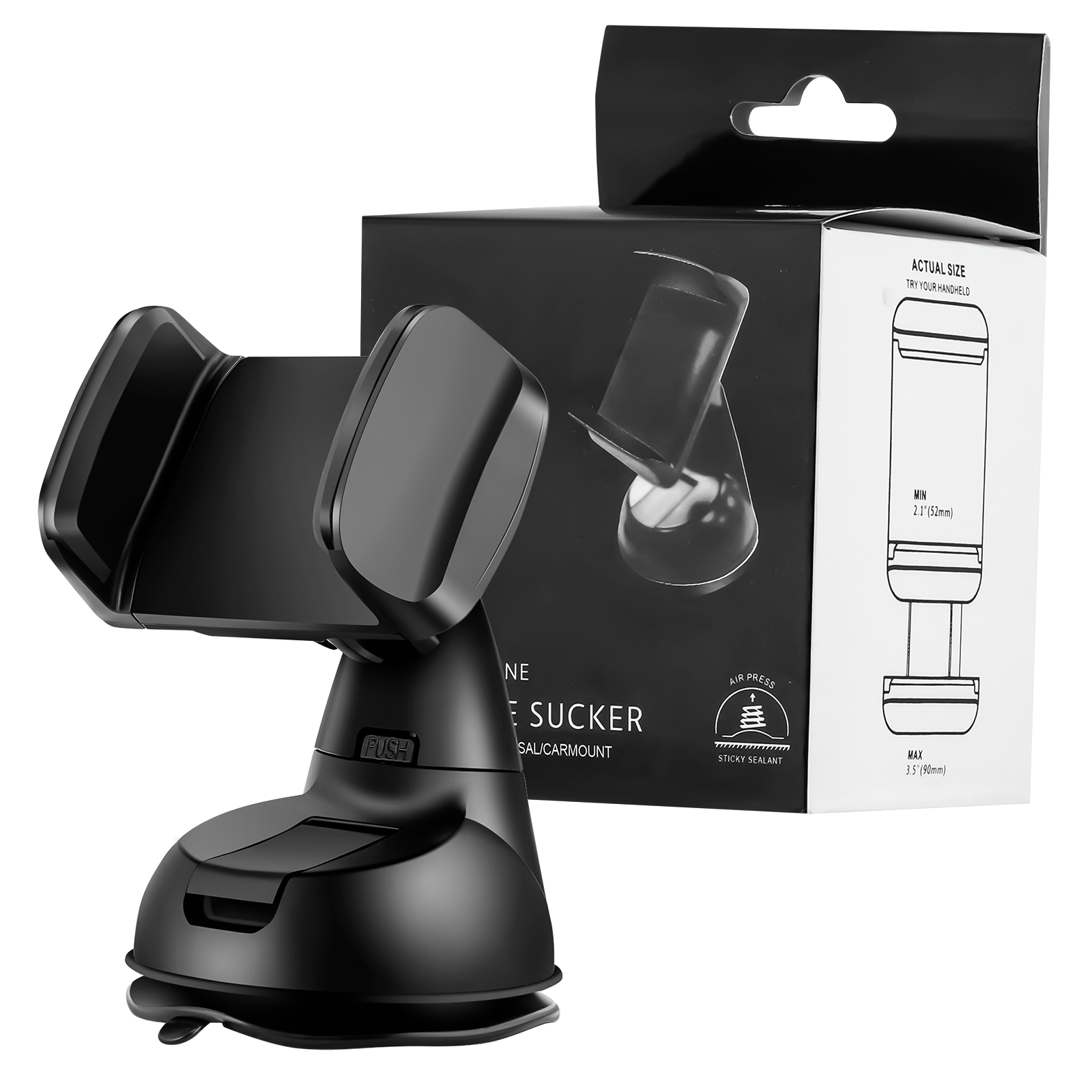 360 In Car Mobile Phone Holder Dashboard Suction Home Universal Mount