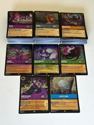 Disney Lorcana Into The Inklands Holo/Foil Cards /204 Legendary - You Choose - Picture 2 of 171
