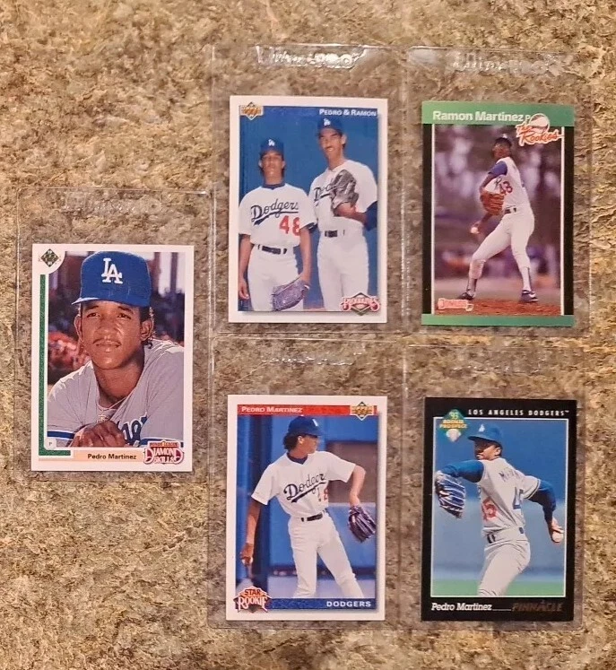 (5) Pedro Martinez 1991 Upper Deck Rookie card RC 1992 Score Ramon 1989 Donruss