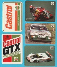 5 schöne Taschenkalender CASTROL 1986, 87 un...
