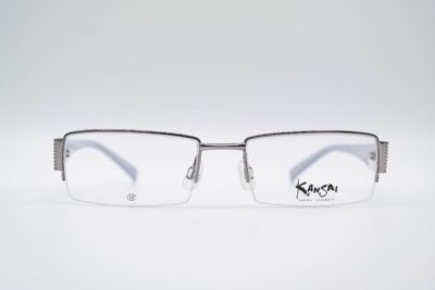 Kansai Yamamoto KY-3117 53[]18 135 Blau halbrand Brille Brillengestell Neu