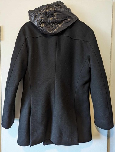 DIRK BIKKEMBERGS - Fitted removeable hood peacoat - Sz 50 - Picture 7 of 17