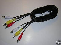 2M Cinchkabel Audio Video Cinch Kabel 3-Fach Rca 2 M