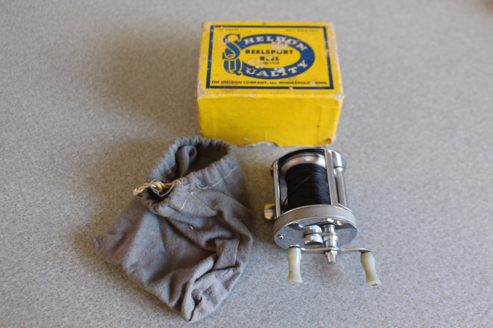 Port  Casting Reel With Box And Bag