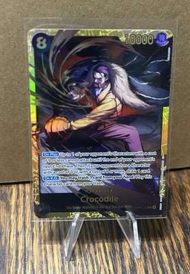 Bandai One Piece Card Game Crocodile OP14-120 Special Foil Character 10000 Power