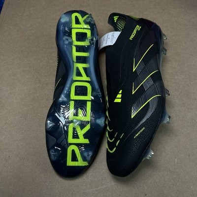 Adidas Men's Predator Elite Laceless FG Mens Sz 6.5 Electric Stealth Pack JI1078