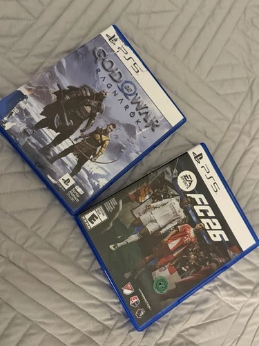 PS5 God of War Ragnarök & EA Sports FC 26 Ultra HD Video Game Lot
