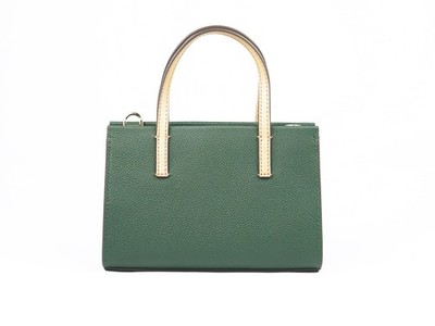 Tory Burch Blake Basil Green Pebbled Leather Mini Tote Crossbody