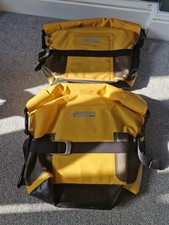 Thule Pack 'n Pedal Adventure Touring Pannier Bag Pair - Large 26L - Yellow/Grey