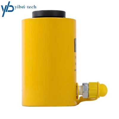 YIBEI-TECH 20T 2" 50mm Hydraulic Cylinder Jack Hollow Single Acting Hydraulic Ram Cylinder