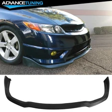 Fits 06-08 Honda Civic Coupe CS Style Front Bumper Lip Lower Chin Spoiler PU
