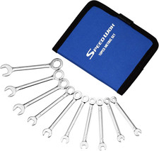10 Pcs Mini Combination Wrench Set, 4-11Mm Open and Box End for Automotive, Indu