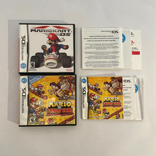 Nintendo DS Mario Lot Of 2 Empty Cases Most With Manuals/Instructions