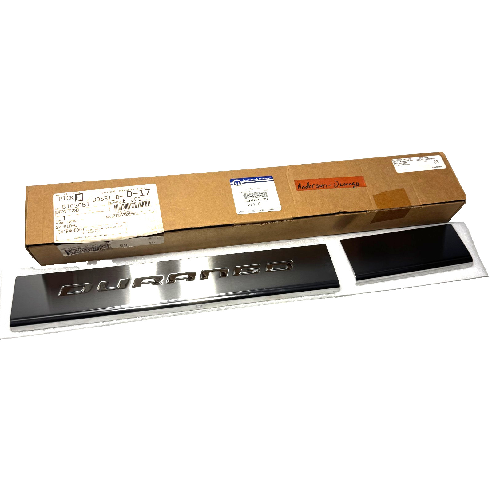 Genuine OEM New 2011-2026 Dodge Durango Front Rear Door Sill Guards 82212281 - second product detail image
